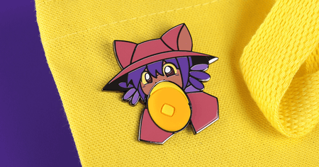 New OneShot scarves and pins + Dredge plushes have arrived! Go fishing for three-headed cod