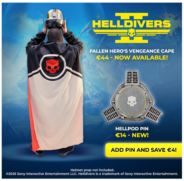 Helldivers II capes are now available at Fangamer.eu