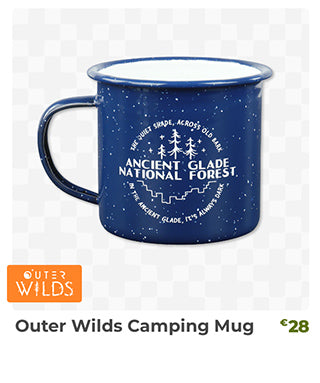 Outer Wilds Camping Mug is back in stock at fangamer.eu