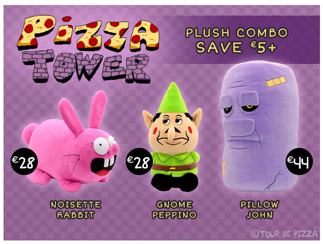 New Pizza Tower plush available at fangamer.eu