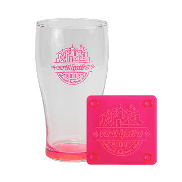 VA-11 HALL-A Pub Glass & Coaster Set